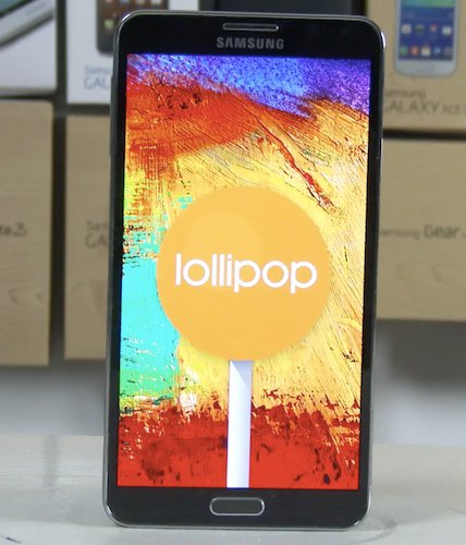 Samsung Galaxy Note 3 Gets Lollipop OTA In India