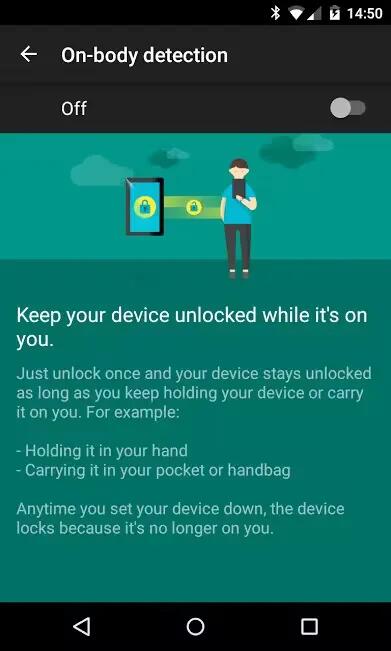 On Body Detection Smart Lock Feature Update Rolling Out To Some Android Devices