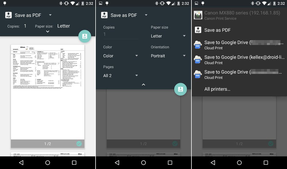 How To Use Printing - Android Lollipop
