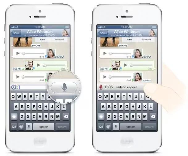 How To Use Voice Messages – WhatsApp