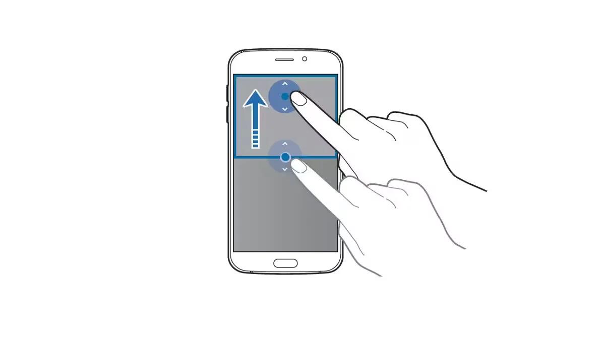 Galaxy S6 - Split Screen - Adjust Window Size