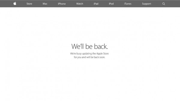 Online Apple Store Down