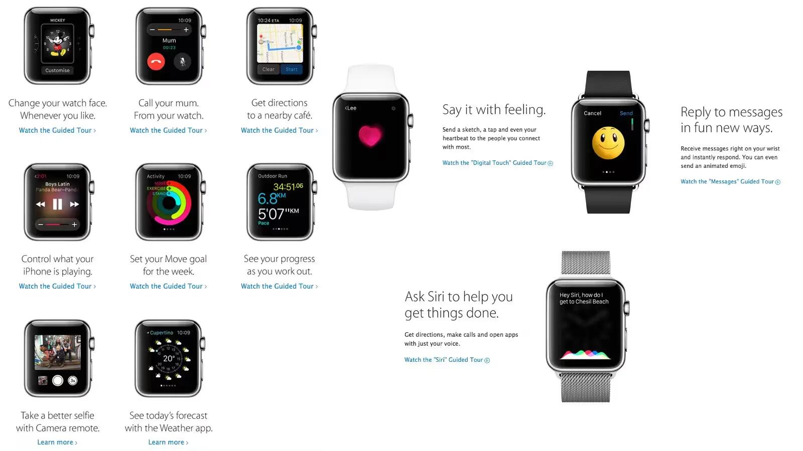 Apple Watch Guided Tour Videos