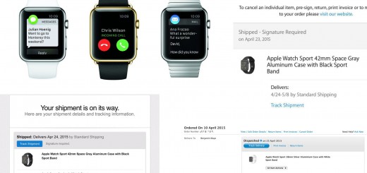 Apple Watch Shipment Details
