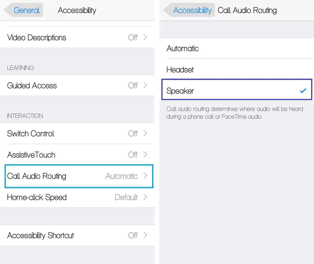 iPhone - Call Audio Routing