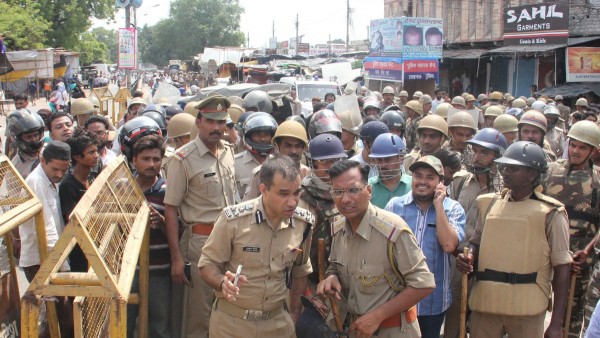 Riot In Lucknow City