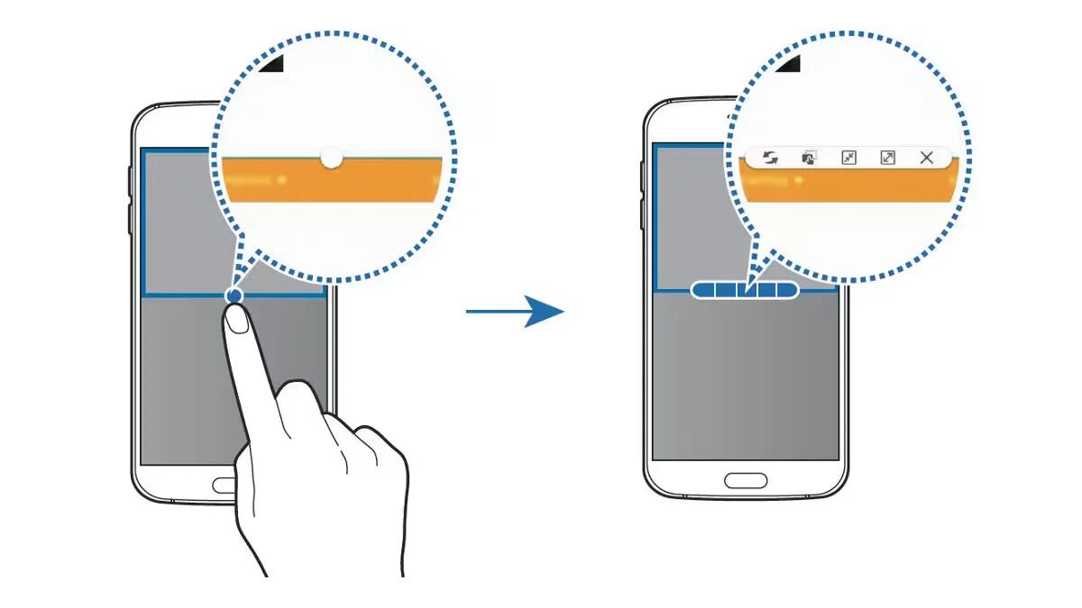 Galaxy S6 - Split Screen Options