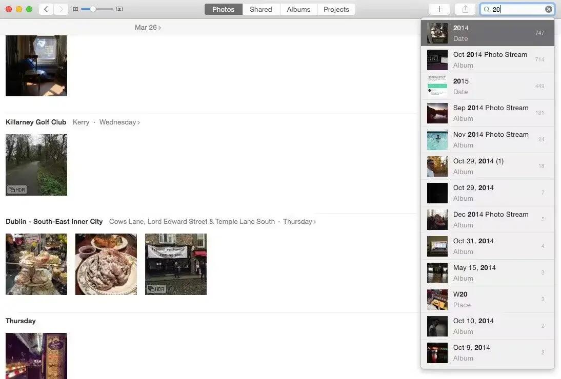 Search - Photos For OS X
