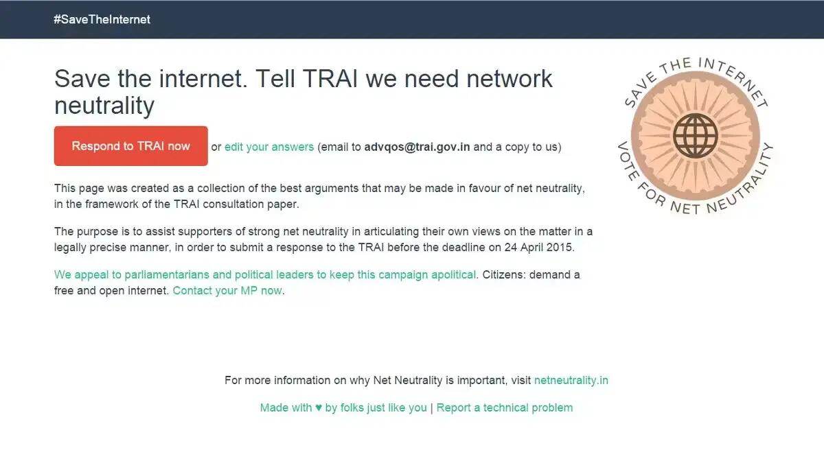 India Fight For Net Neutrality By Sending Over 1 Lakh Emails To TRAI