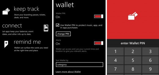 Windows Phone 8 - Wallet PIN Screen