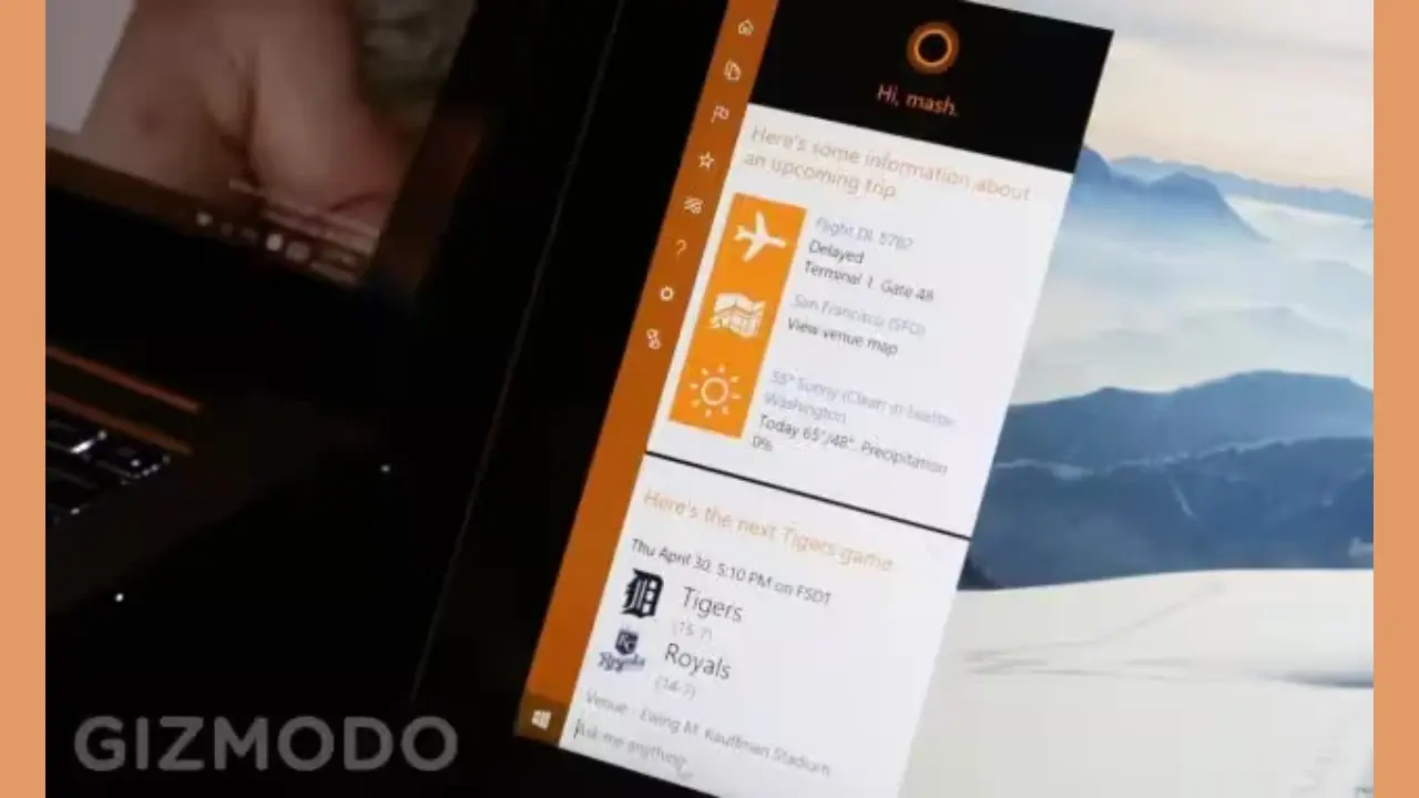 Cortana - Upcoming Travel Info