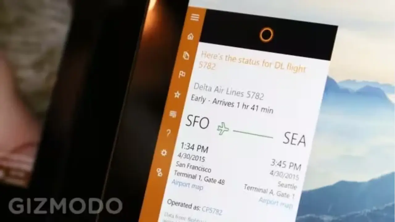 Cortana - Flight Status
