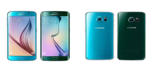 Blue Topaz Galaxy S6 and Green Emerald Galaxy S6 Edge