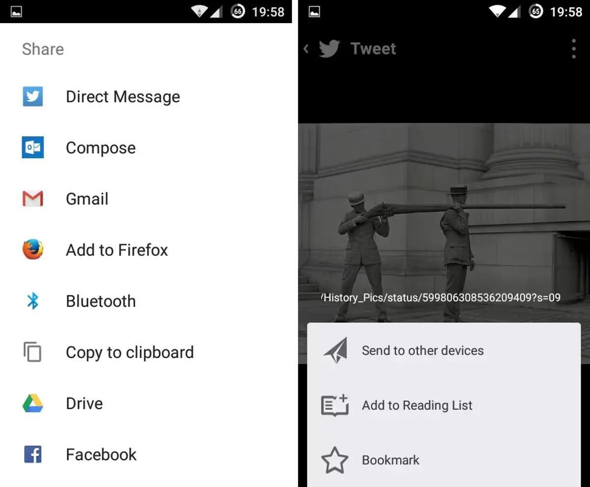Add To Firefox - Share Option In Android