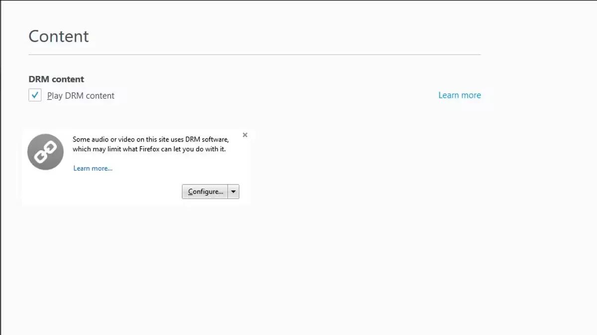 Firefox - DRM Support