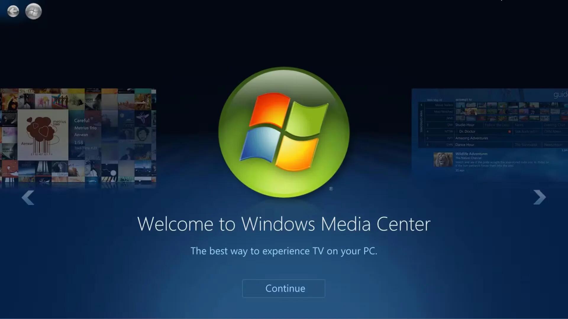 Windows Media Center