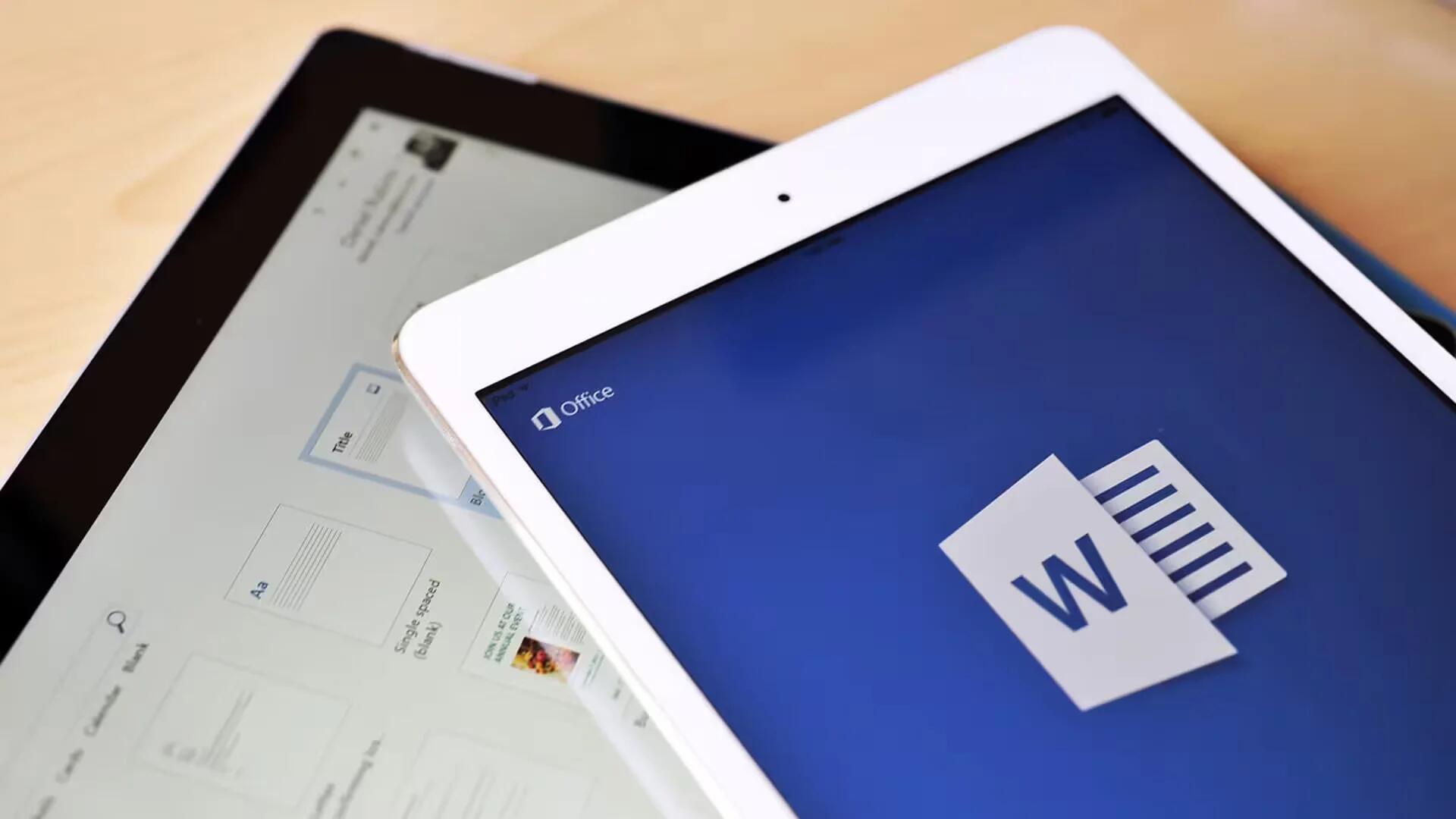 Apple iPad Running Microsoft Office