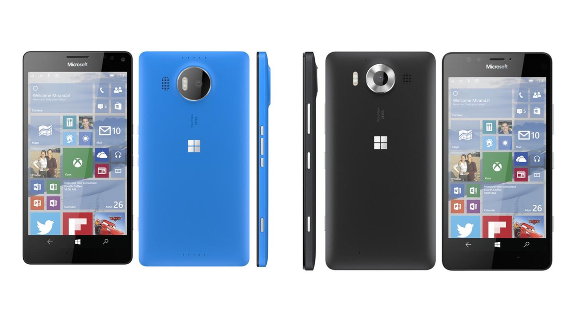 Microsoft 'Cityman' (Lumia 950 XL) & 'Talkman' (Lumia 950) Leak