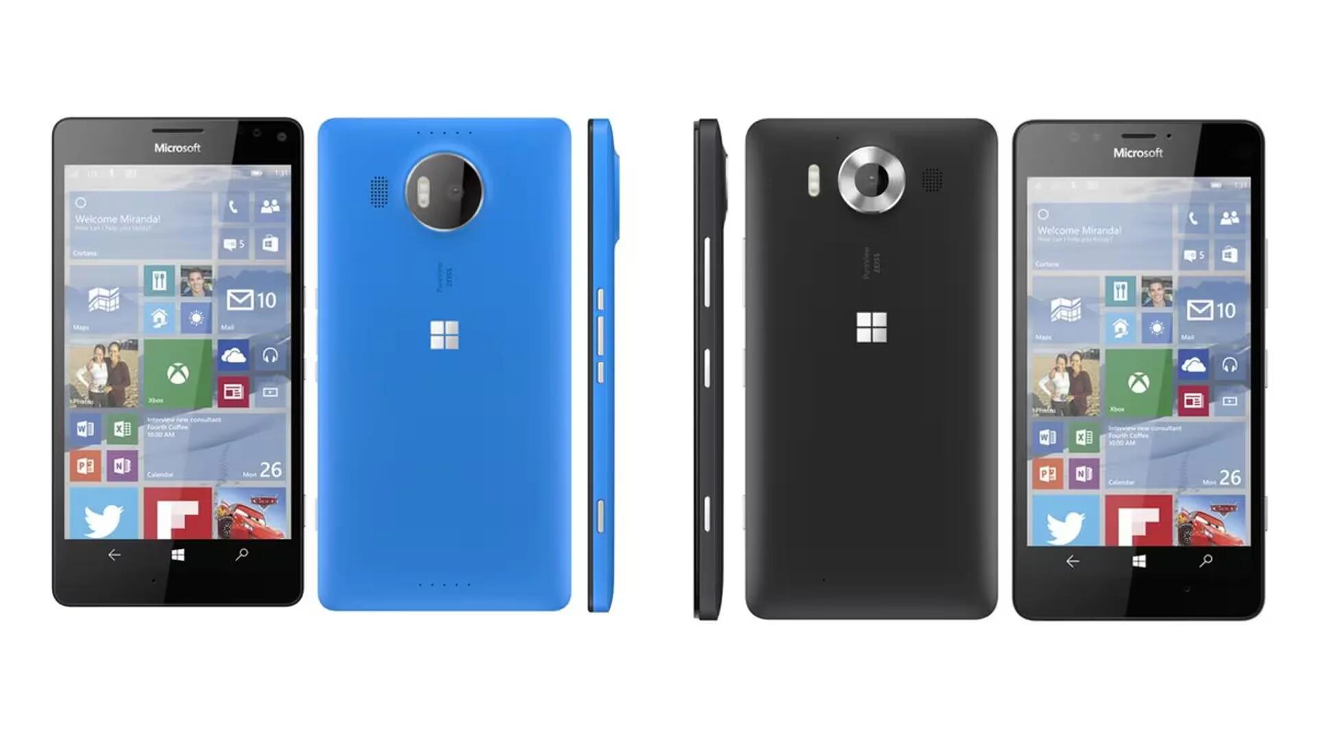 Microsoft 'Cityman' (Lumia 950 XL) & 'Talkman' (Lumia 950) Leak