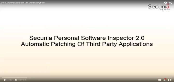 Secunia Software Inspector
