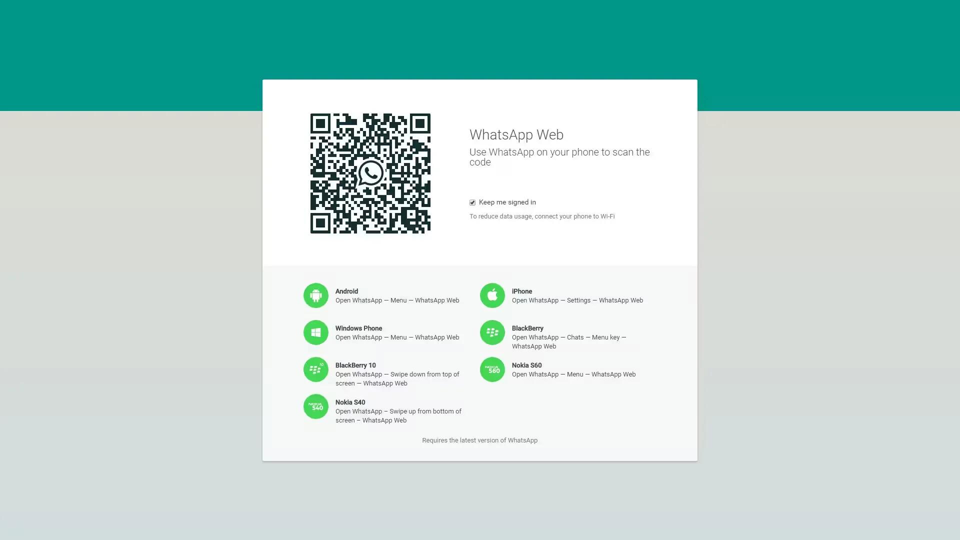 How To Setup And Use WhatsApp Web On Your Computer With Your iPhone