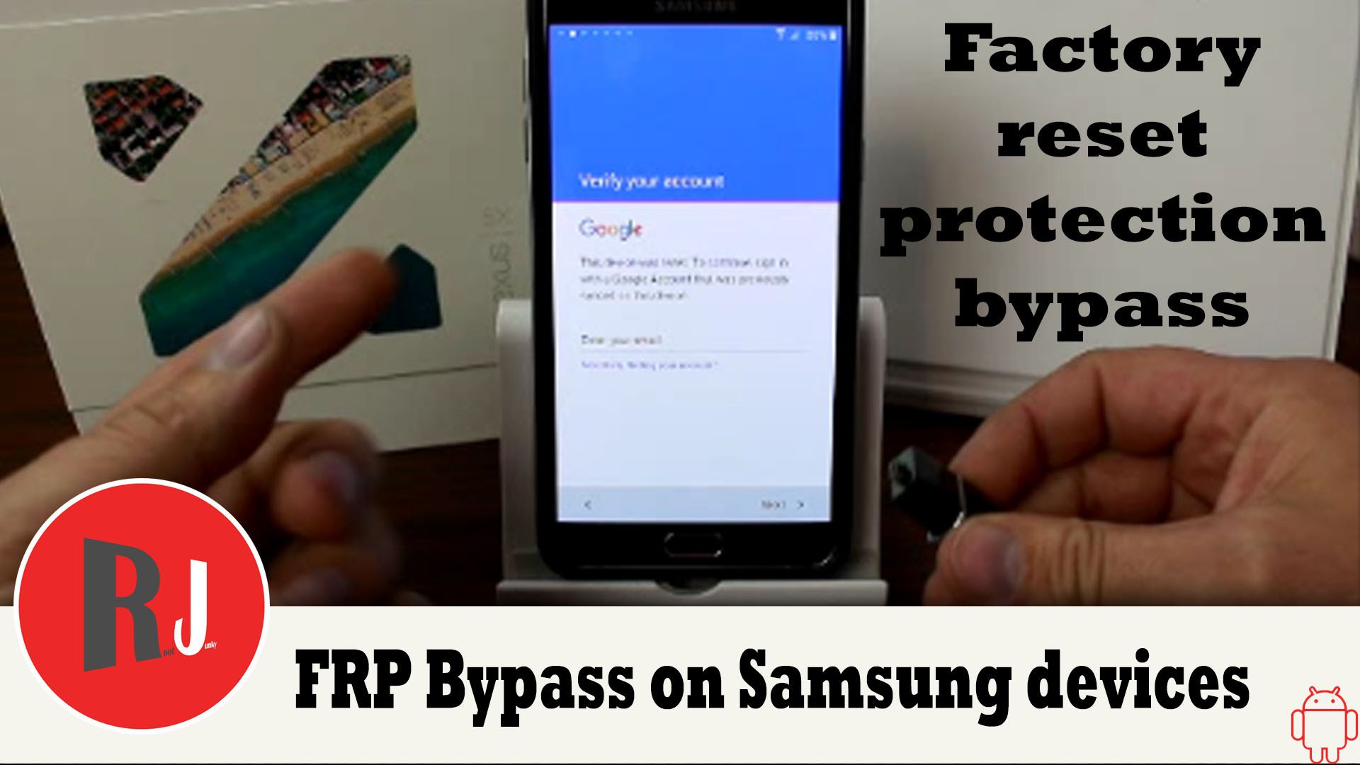 FRP Bypass On Samsung Devices