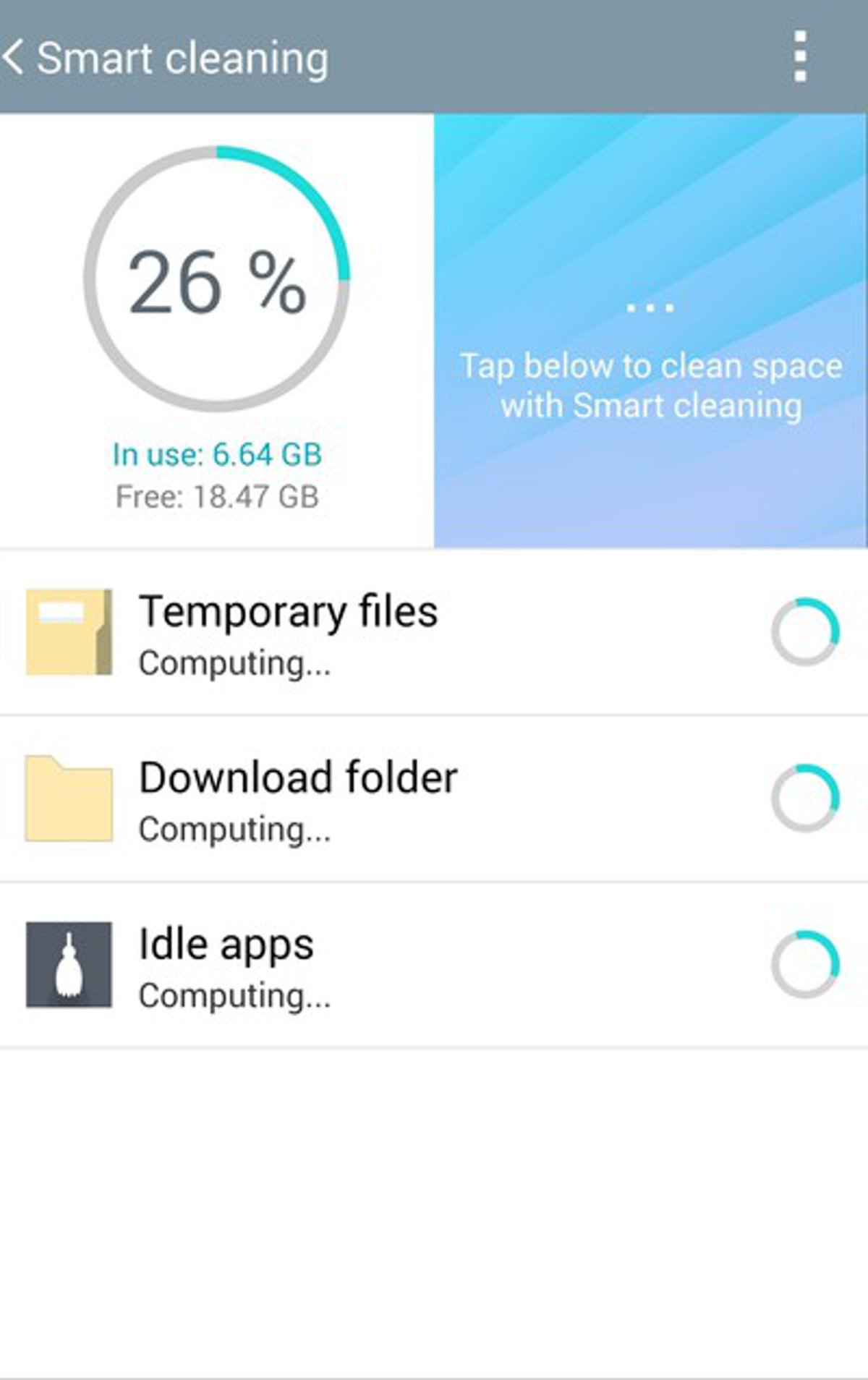 LG Smart Cleaning - UI