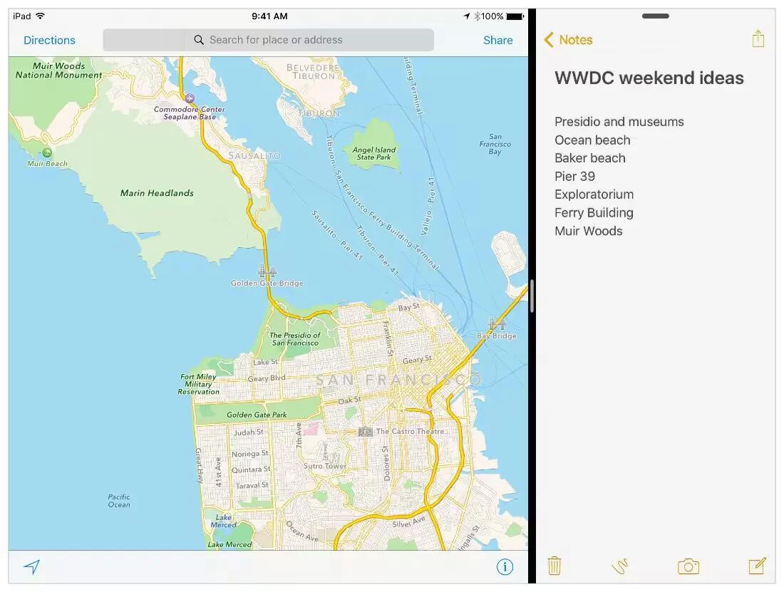 iPad Split View Mode