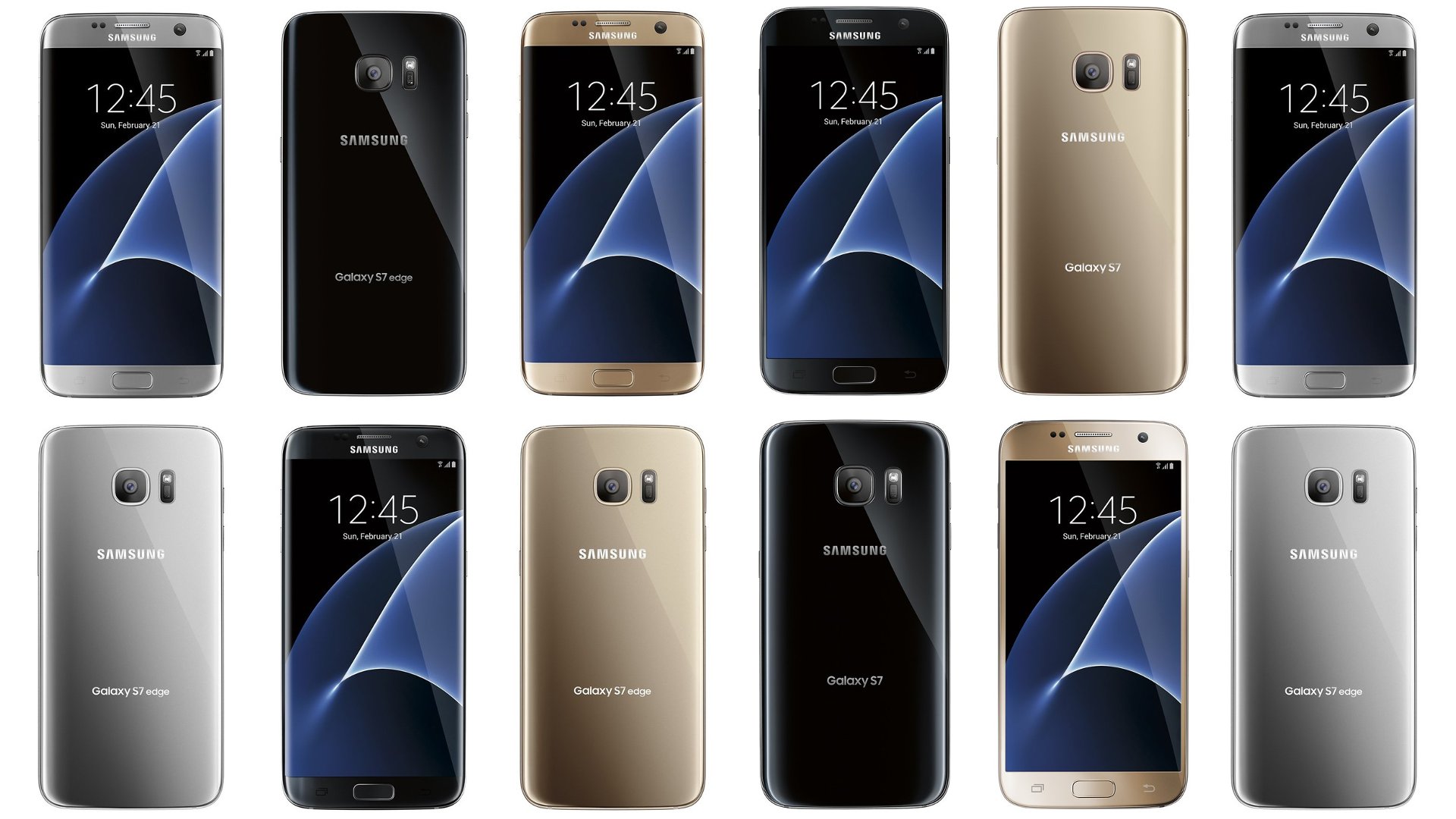 Samsung Galaxy S7 And Galaxy S7 Edge Leaked Renders Reveal Color Options
