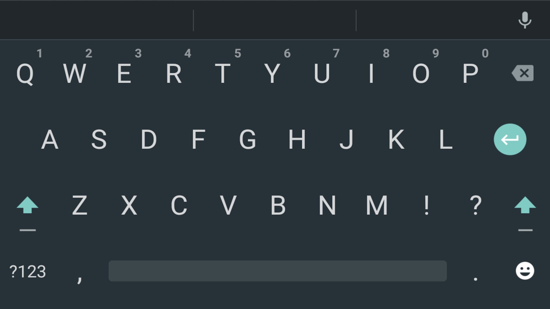 Android Stock Keyboard