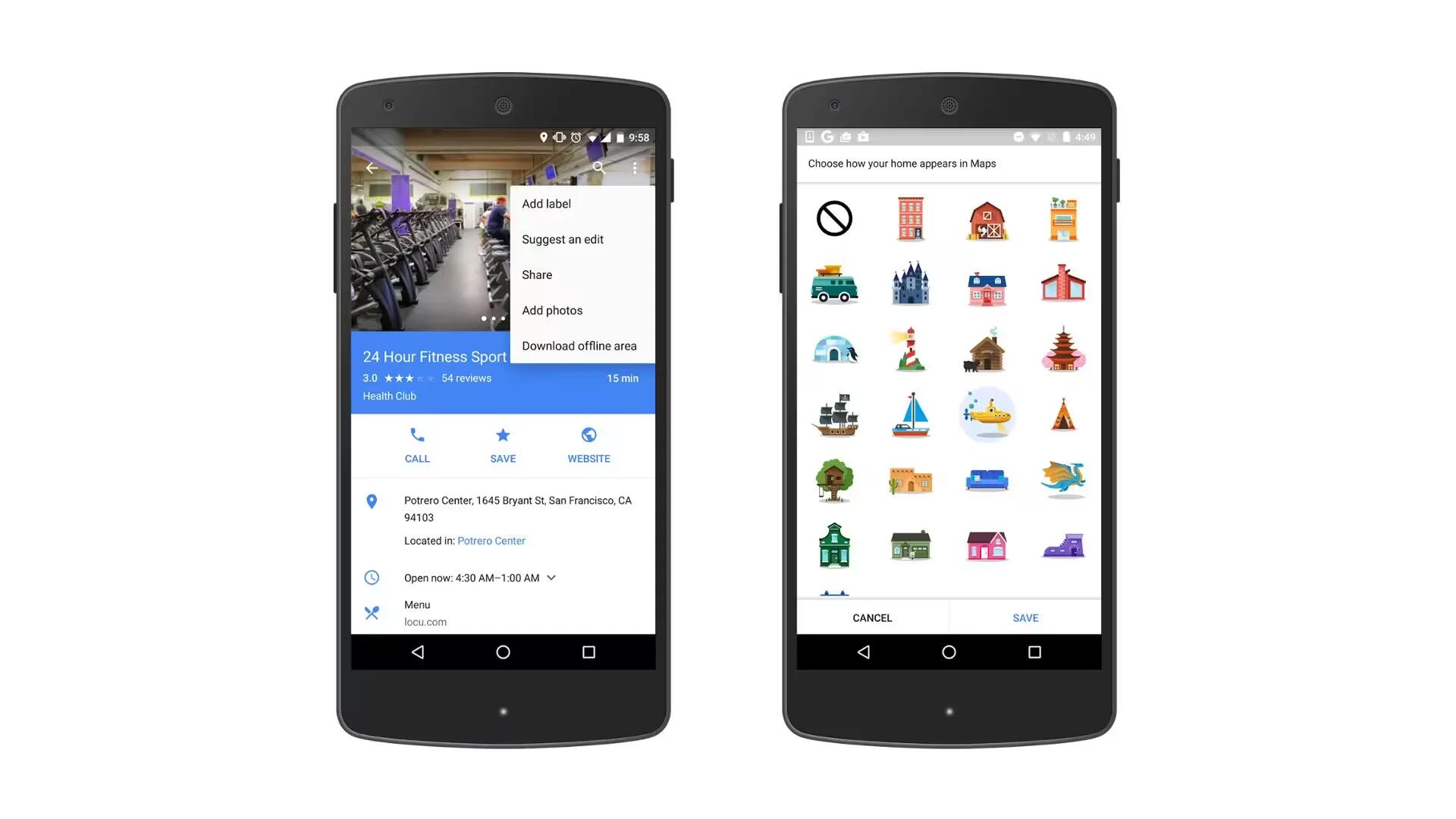 Google Maps Allows Marking Your Favorite Locations With Colorful Stickers