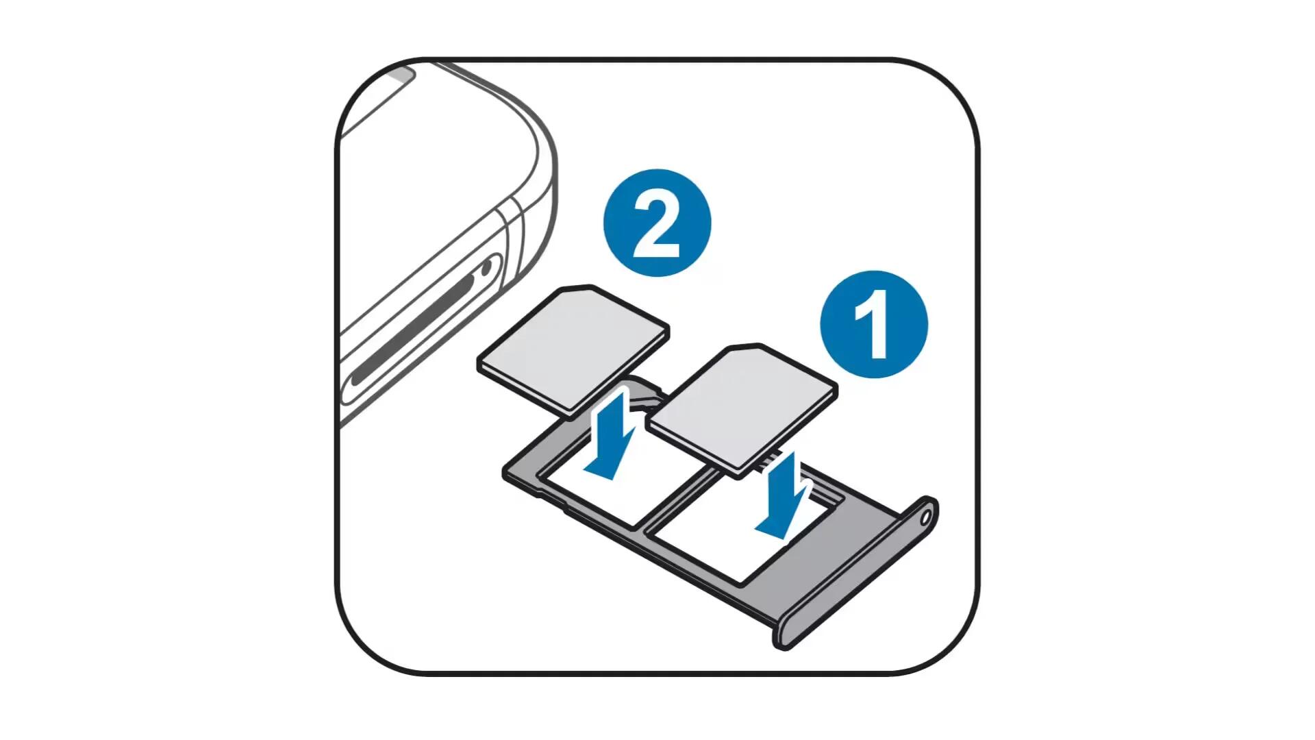 Samsung Galaxy Note 5 - Primary & Secondary SIM Locations