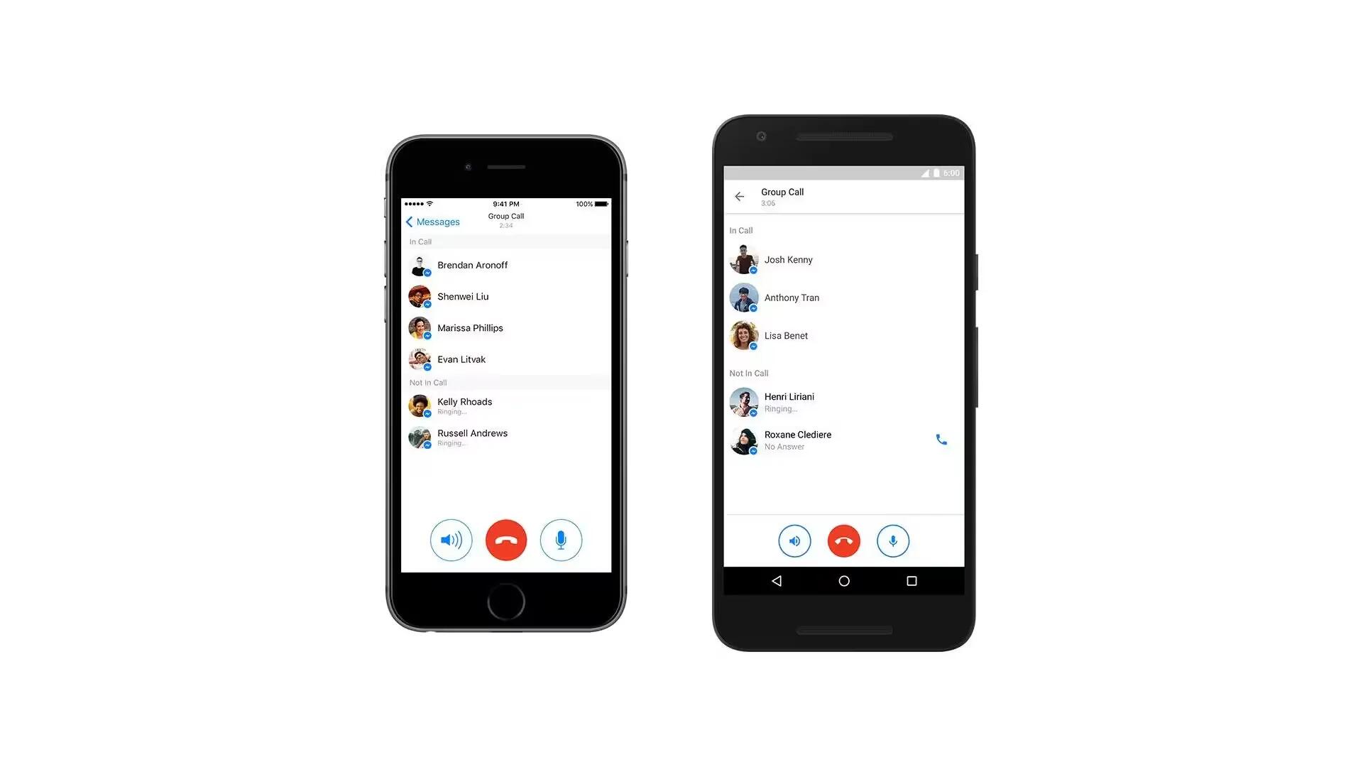 Facebook Messenger Now Allows Group Voice Chat With Up To 50 People