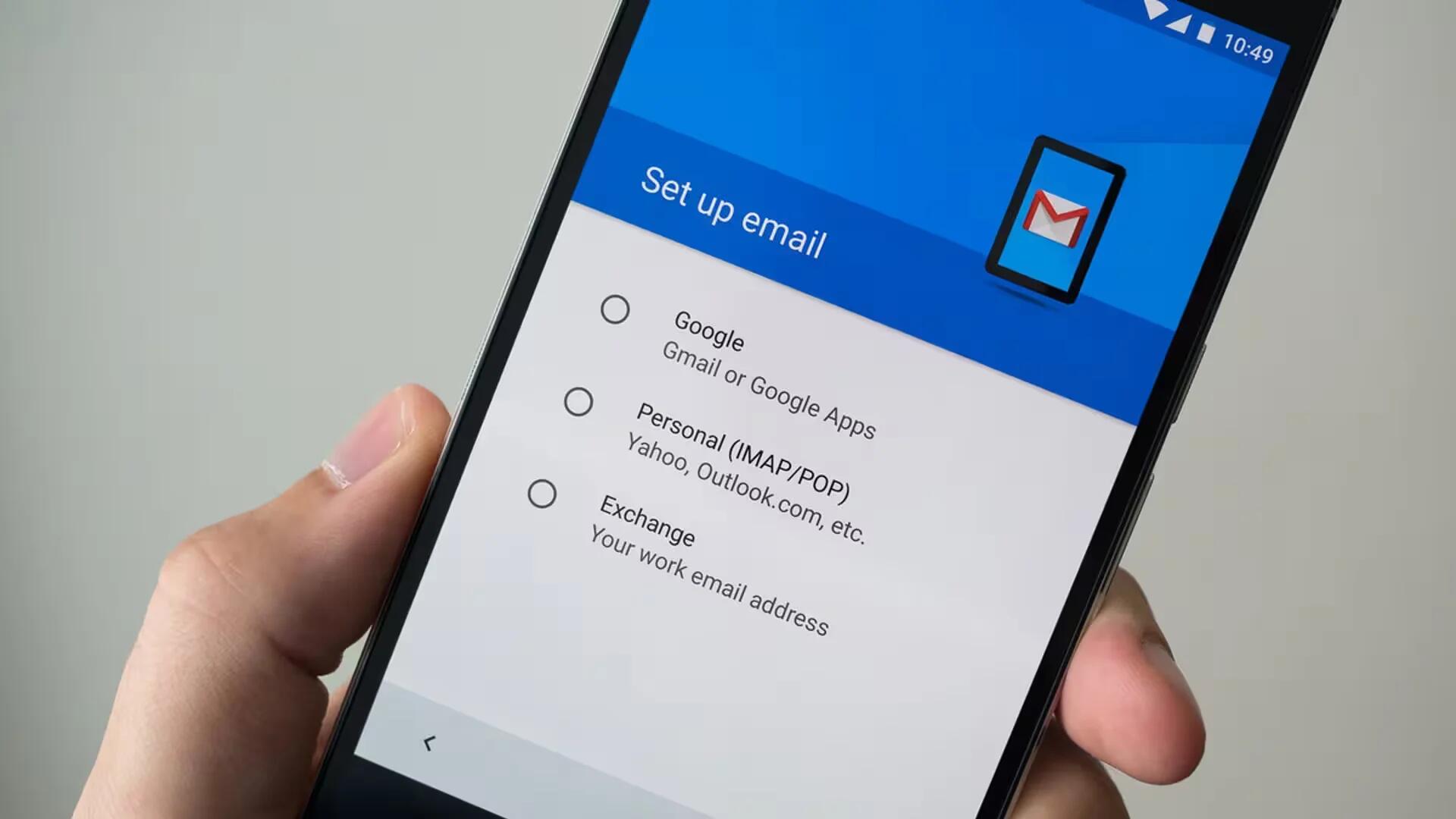 Android Gmail App Supports Exchange Server