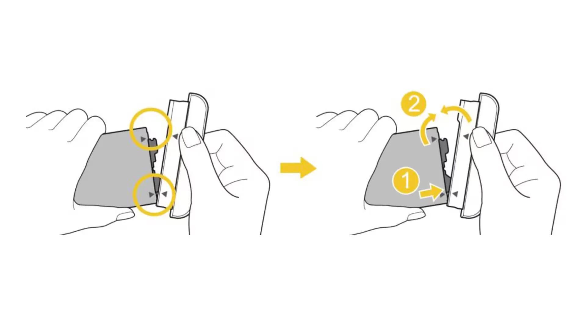 LG G5 - Inserting Battery Module