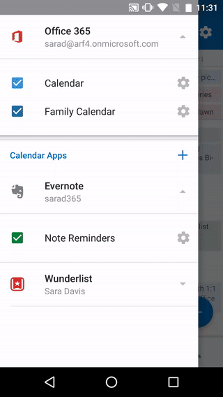 Outlook Calendar App - Evernote