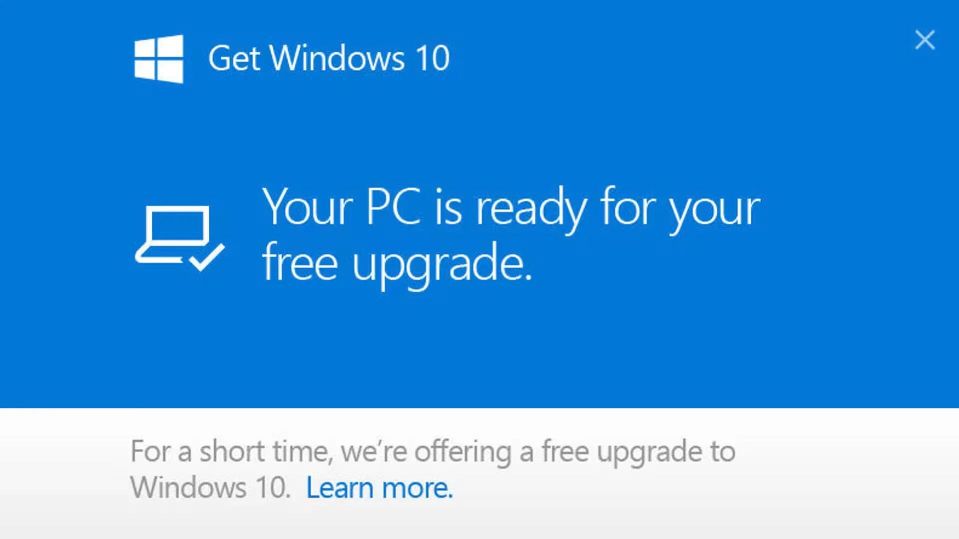 Get Windows 10