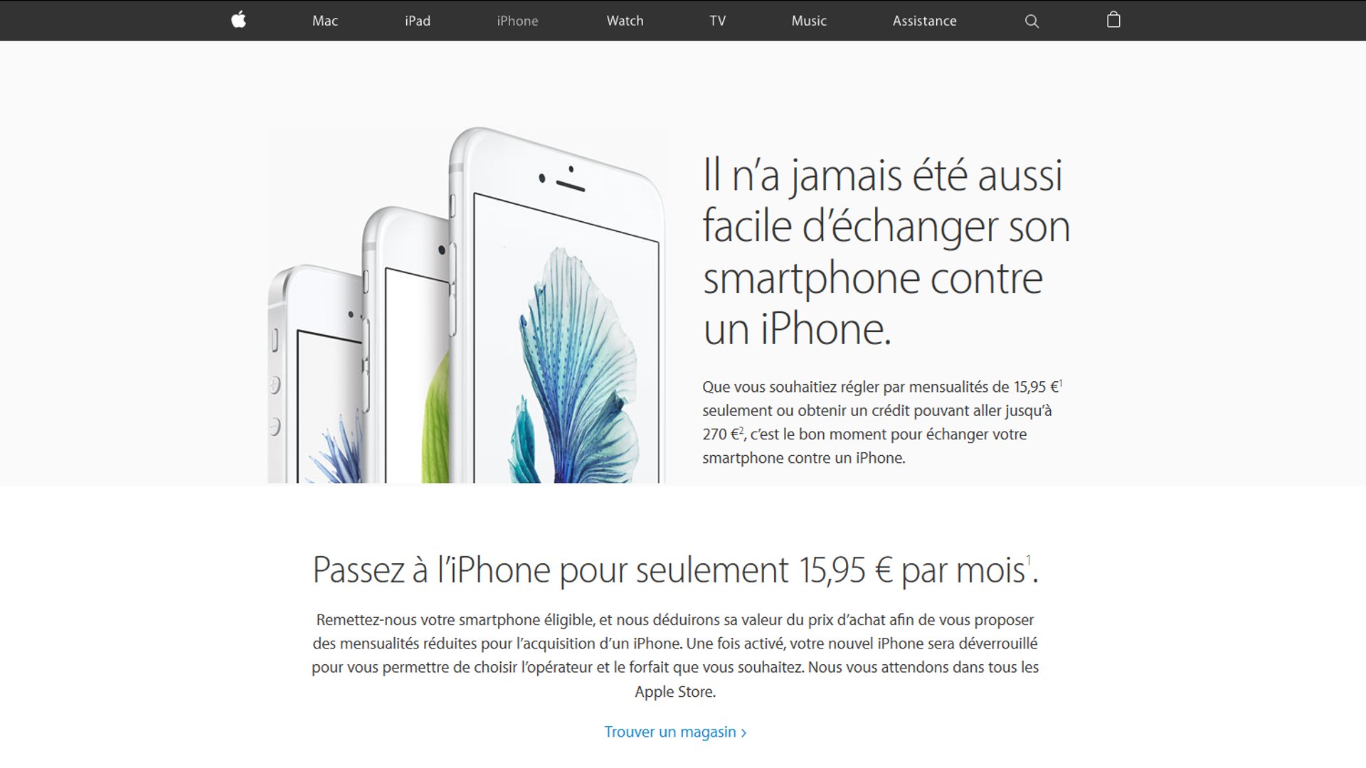 iPhone Trade-Up Program (French)