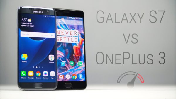 OnePlus 3 Vs Samsung Galaxy S7 Edge Real-Life Speed Test