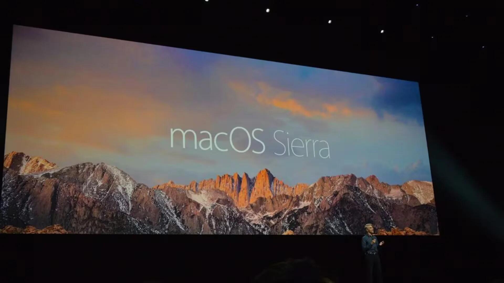 Apple Shows macOS Sierra At WWDC