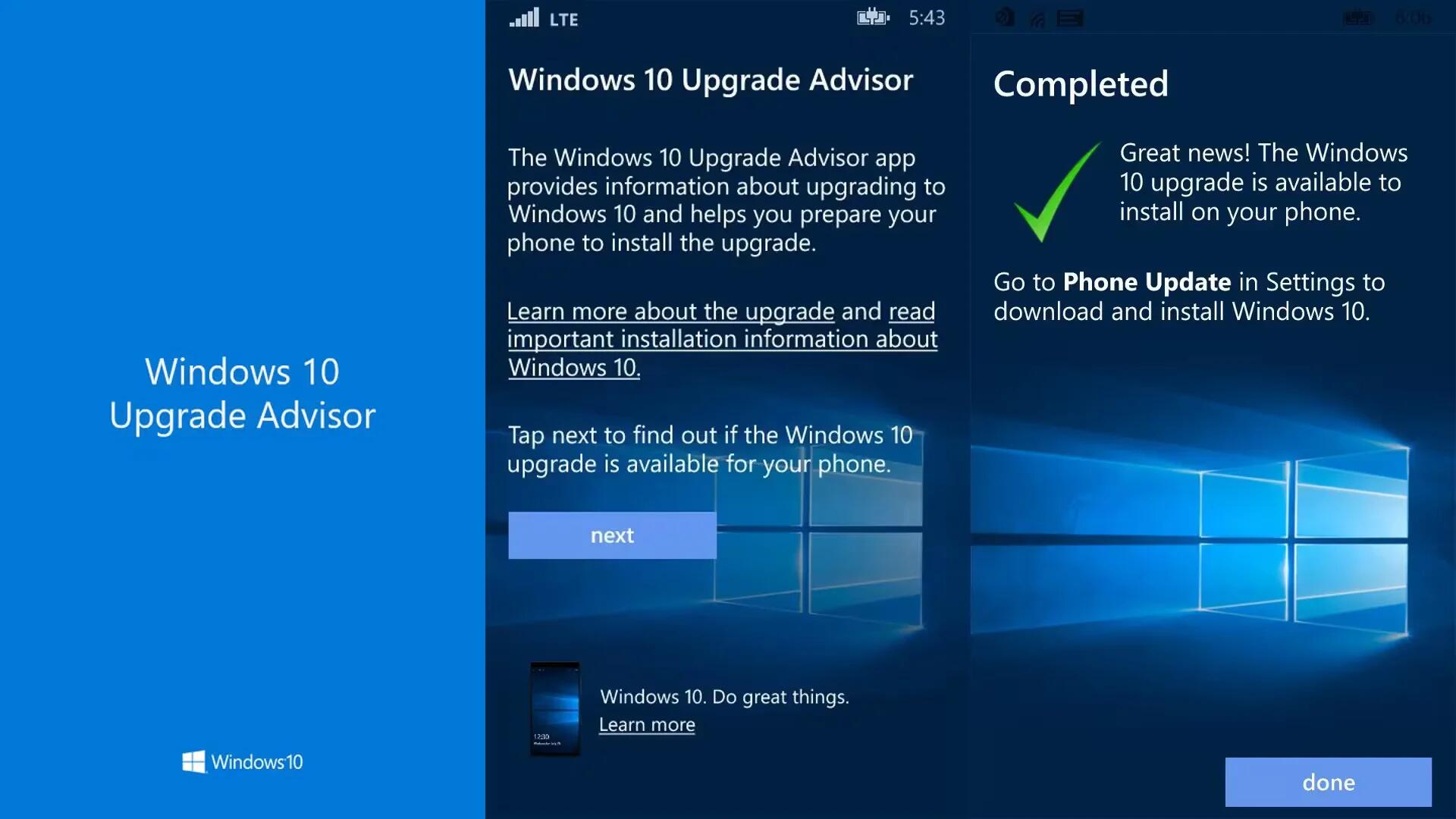 Windows 10 Upgrade Advisor