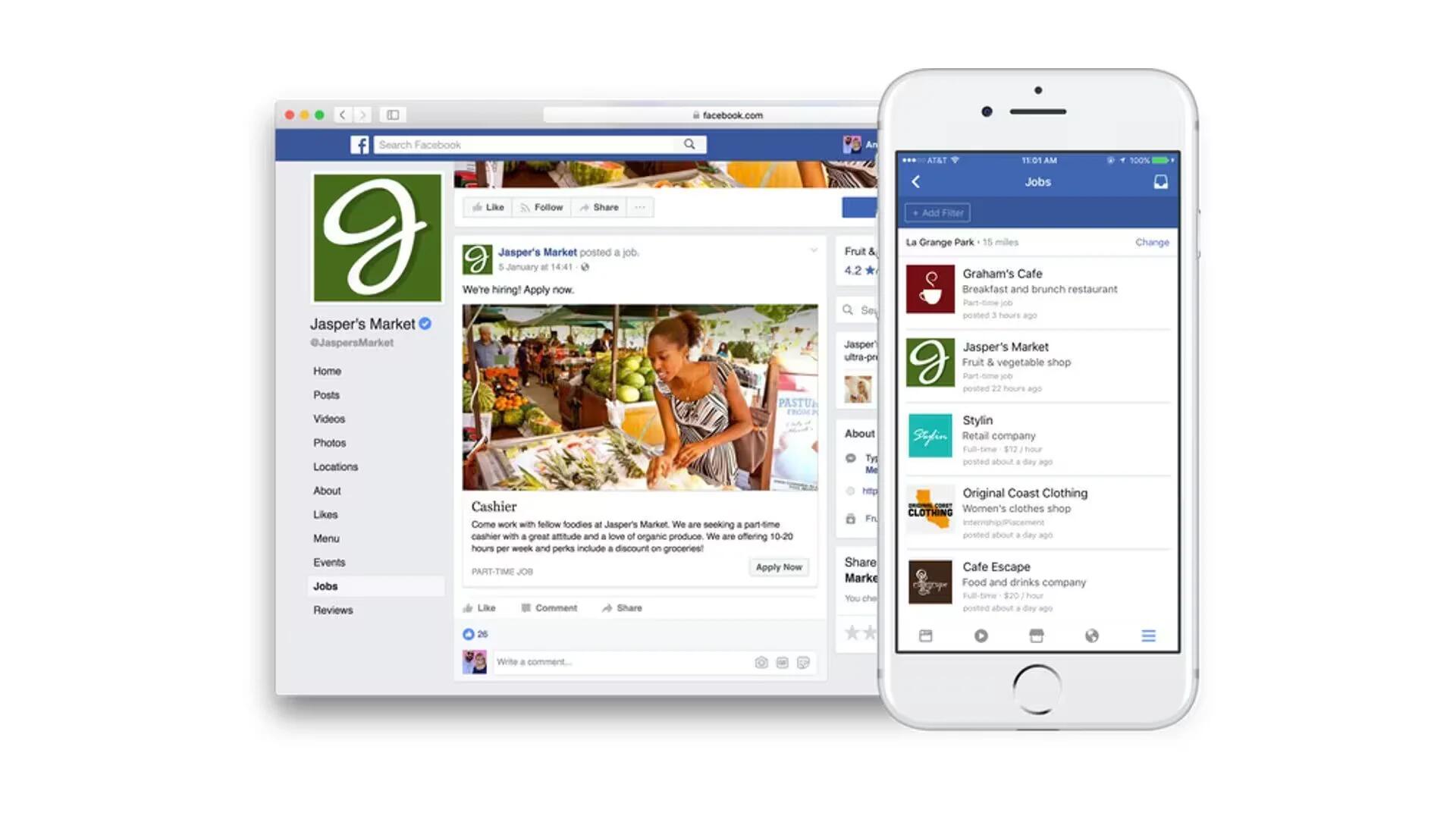 Facebook Adds New Jobs Listing Feature