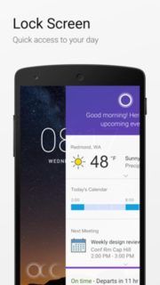 Cortana For Android - Lock Screen