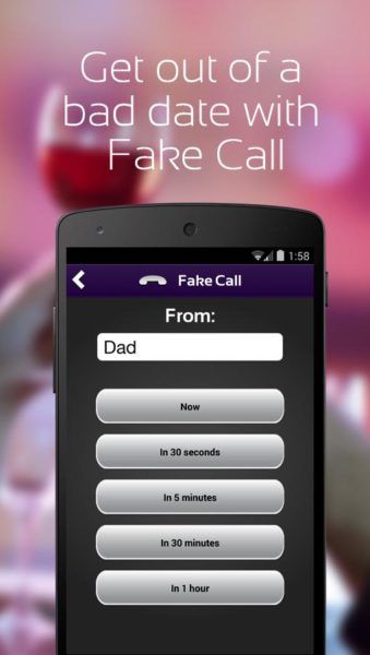 bSafe - Fake Call
