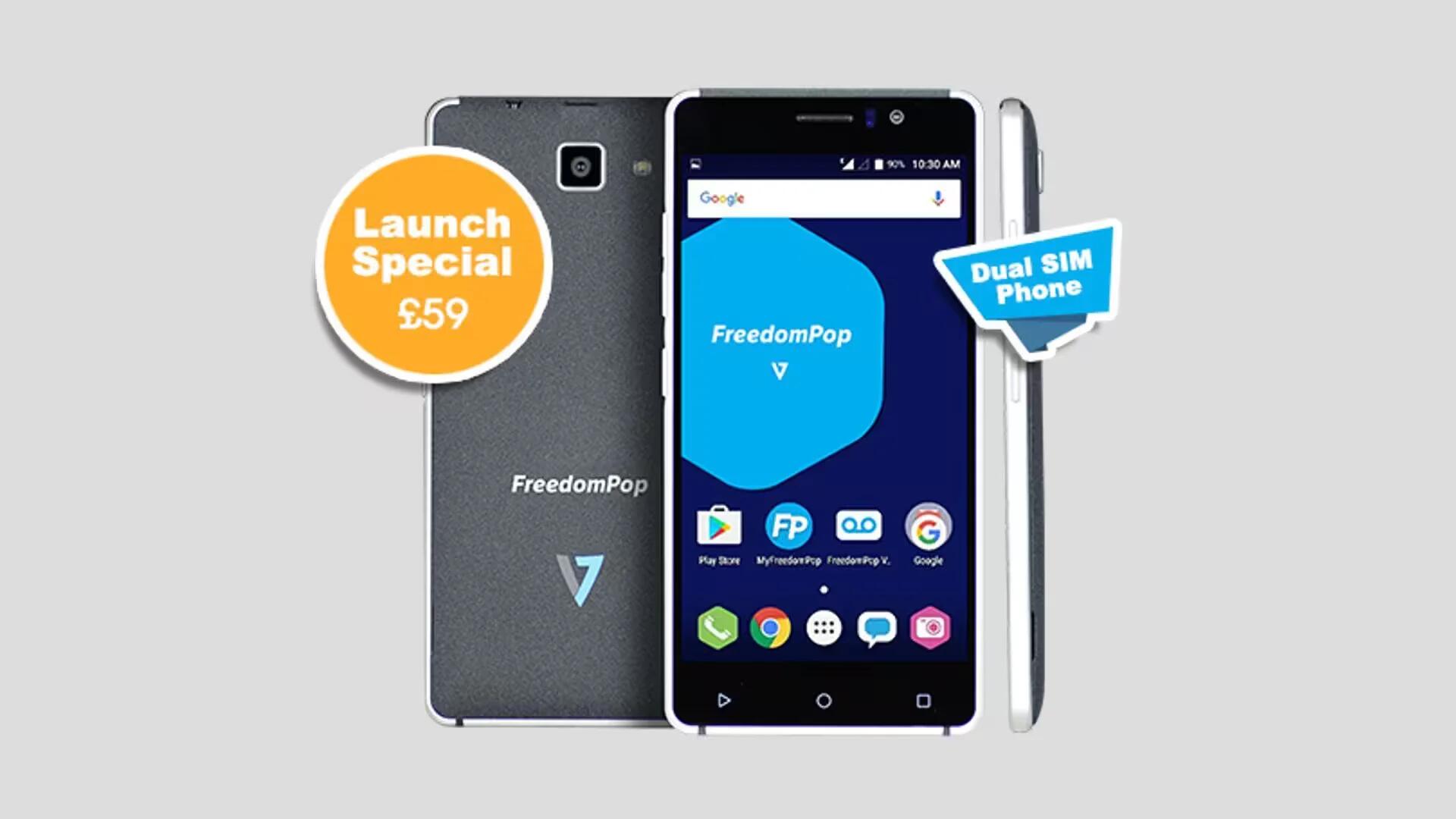 FreedomPop  Launches FreedomPop V7 Android Smartphone