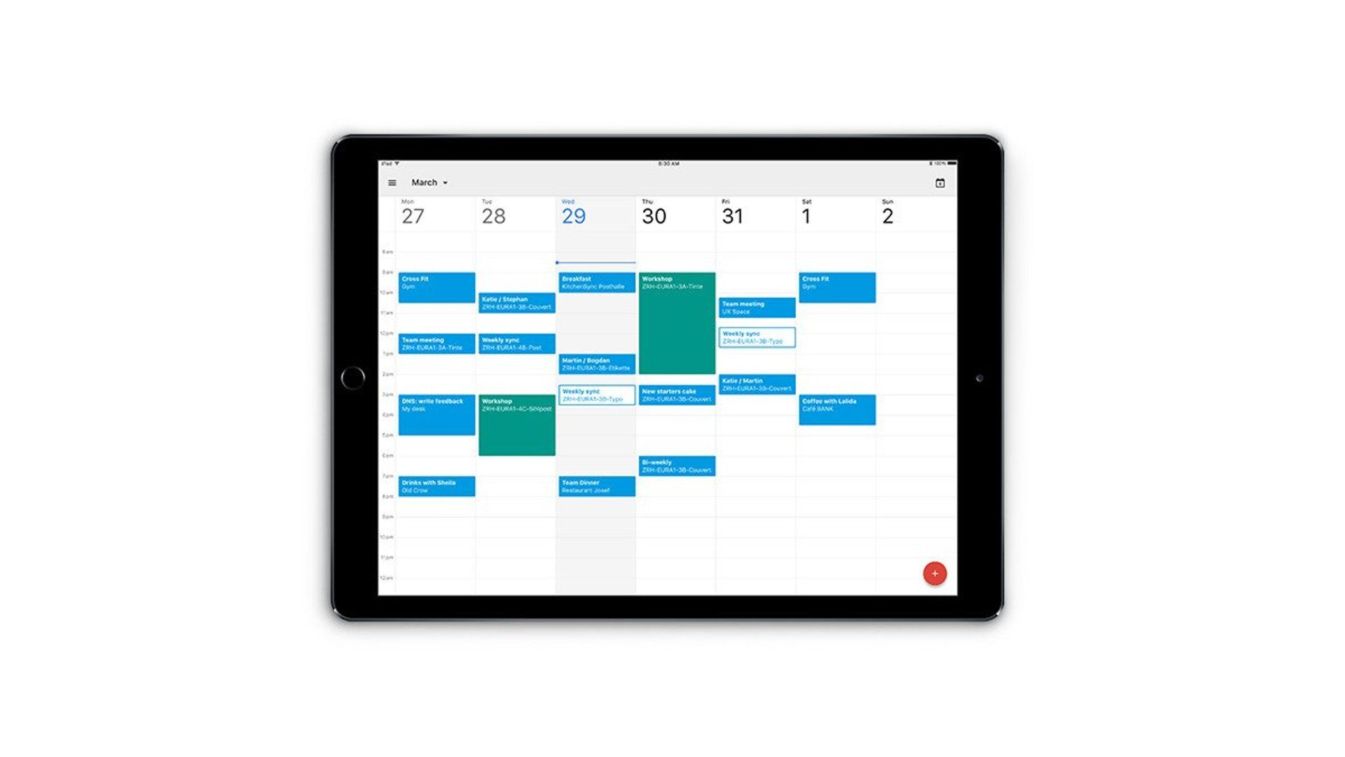 Google Calendar For iPad