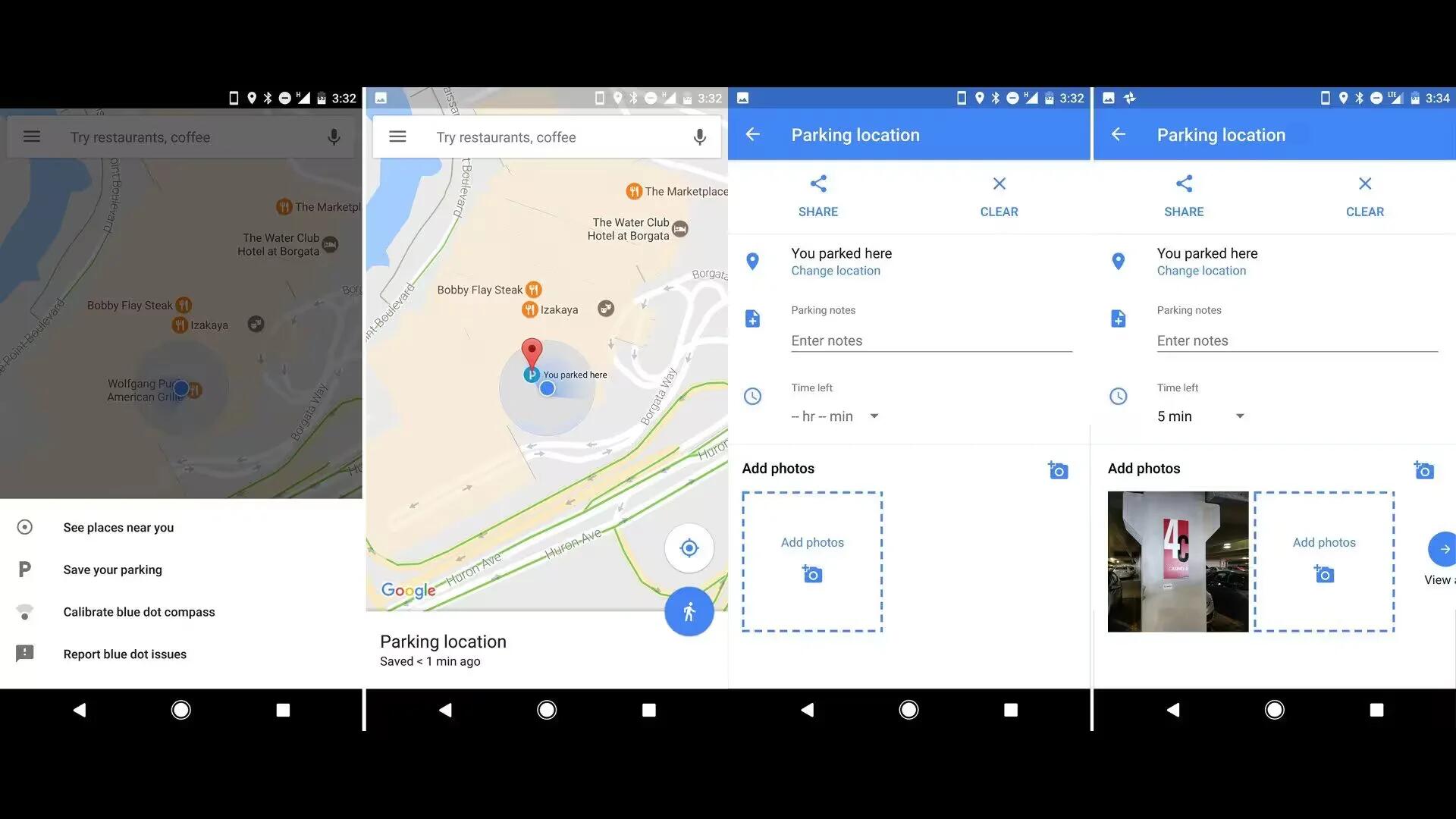 Google Maps For Android - Parking Feature