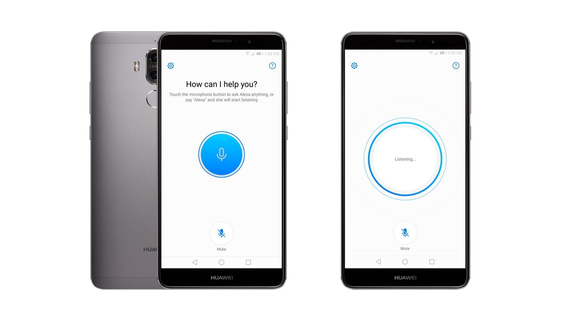 Huawei Mate 9 - Alexa App