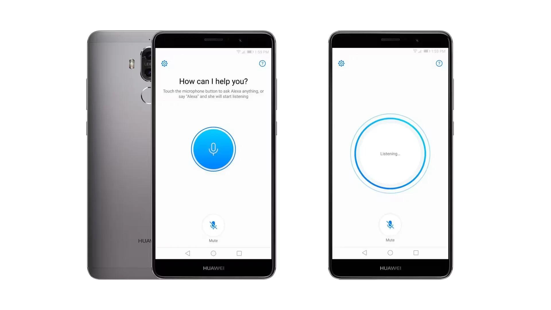 Huawei Mate 9 - Alexa App