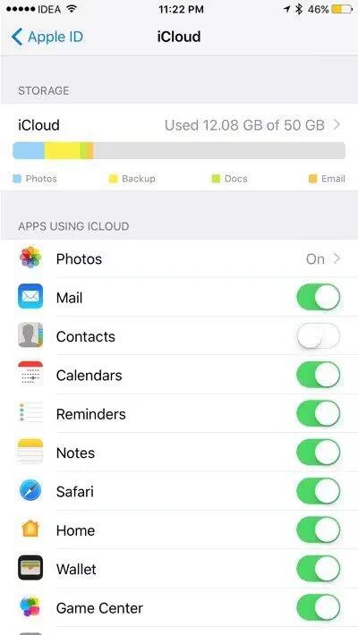 iOS 10.3 - Redesigned iCloud Settings Page